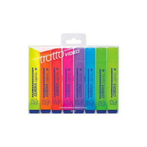 EVIDENZIATORE TRATTO VIDEO ASSORT.8PZ