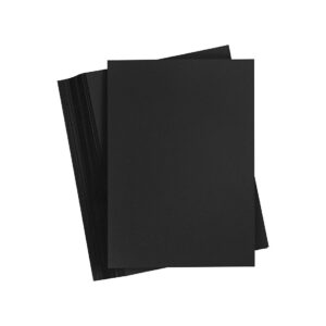 CARTONCINO A4 200GR NERO 100FF
