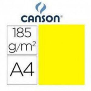 CARTONCINO A4 185GR GIALLO 50PZ