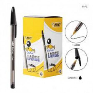 PENNA BIC LARGE NERO CONF.50PZ