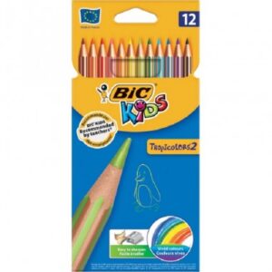 PASTELLI BIC TROPICOLOR DA 12