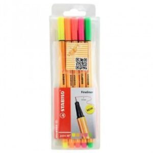 PENNE STABILO POINT 88 NEON 5PZ