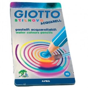 PASTELLI GIOTTO ACQUARELLABILE IN LATTA DA 12
