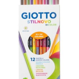 PASTELLI GIOTTO BI-COLORE DA 12