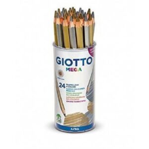 PASTELLI GIOTTO MEGA ARG/ORO BARATT.24PZ