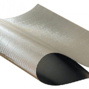 CARTONCINO ONDULATO ARGENTO 50X70