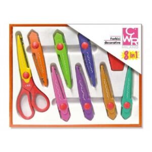 FORBICI DECORATIVE C/SCAT.8PZ