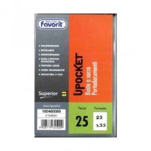 BUSTE A SACCO TRASP.23X33 25PZ