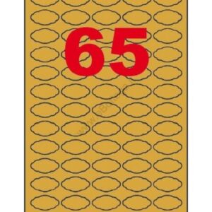 ETICHETTE A4 ORO 36X20 100FF