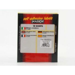 ETICHETTE 83 X 53 B 10 FF.
