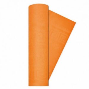 ROTOLO TOVAGLIA DAMASCATA ARANCIO