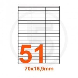 ETICHETTE A4 B.70X16.9 100FF