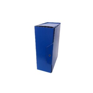CARTELLA CON BOTTONE BLU D.12