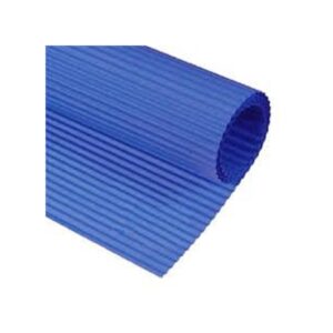 CARTONCINO ONDULATO AZZURRO 50X70