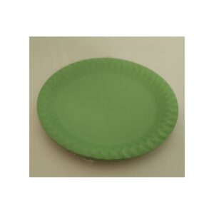 PIATTI CARTA PIANI VERDE MELA 10PZ