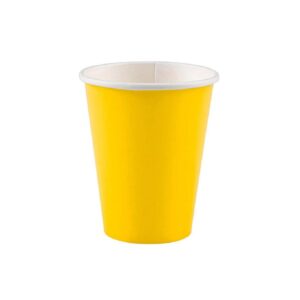 BICCHIERI CARTA GIALLO 10PZ