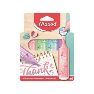 EVIDENZIATORI FLEX PASTEL BOX 4PZ