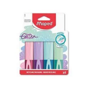 EVIDENZIATORE GLITTER 4PZ