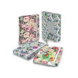 CARTELLA CON ELASTICO RIGIDA FLOWER D.7