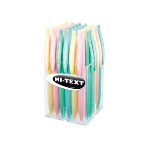 PENNA CON SCATTO COLORI PASTELLO BARAT.25PZ