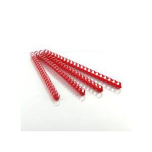SPIRALI PLAST.ROSSO 10MM 100PZ