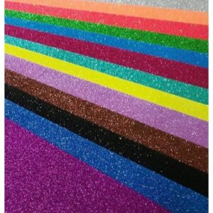 GOMMA EVA A4 GLITTER 6FF