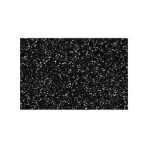 GOMMA EVA GLITTER NERO 40X60