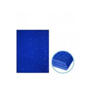 GOMMA EVA GLITTER BLU 40X60
