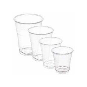 BICCHIERI PET TRASPARENTI 300ML PZ 50