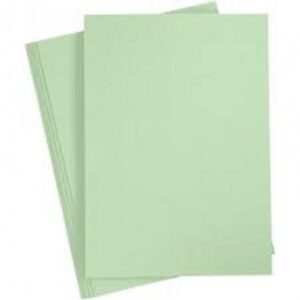 CARTONCINO A4 VERDE CHIARO 100FF