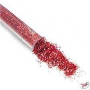 POLVERINA GLITTER ROSSO