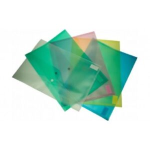 BUSTE C/BOTTONE A4 COLOR CONF.6PZ