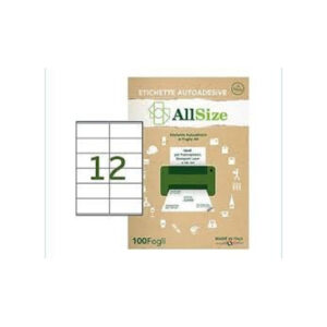 ETICHETTE ADESIVE A4 105X48 100PZ