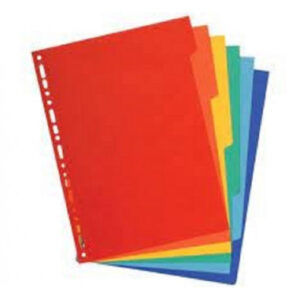 DIVISORI CARTONCINO 12 TASTI COLORATI