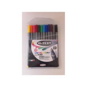 PENNARELLI POINT 330 METAL BUSTA ASSORT.12PZ