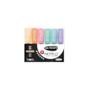 EVIDENZIATORI COLORI PASTELLO BLISTER 6PZ