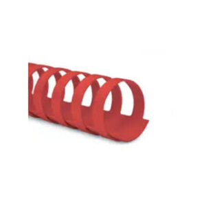 SPIRALI PLAST.ROSSO 16MM 100PZ
