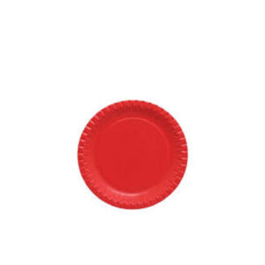 PIATTI CARTA DOLCE ROSSO 10PZ