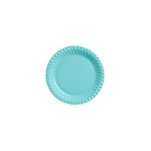 PIATTI CARTA DOLCE CELESTE 10PZ