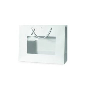 BUSTA CARTA LUCIDA BIANCA+FINESTRA 24X19,5+14